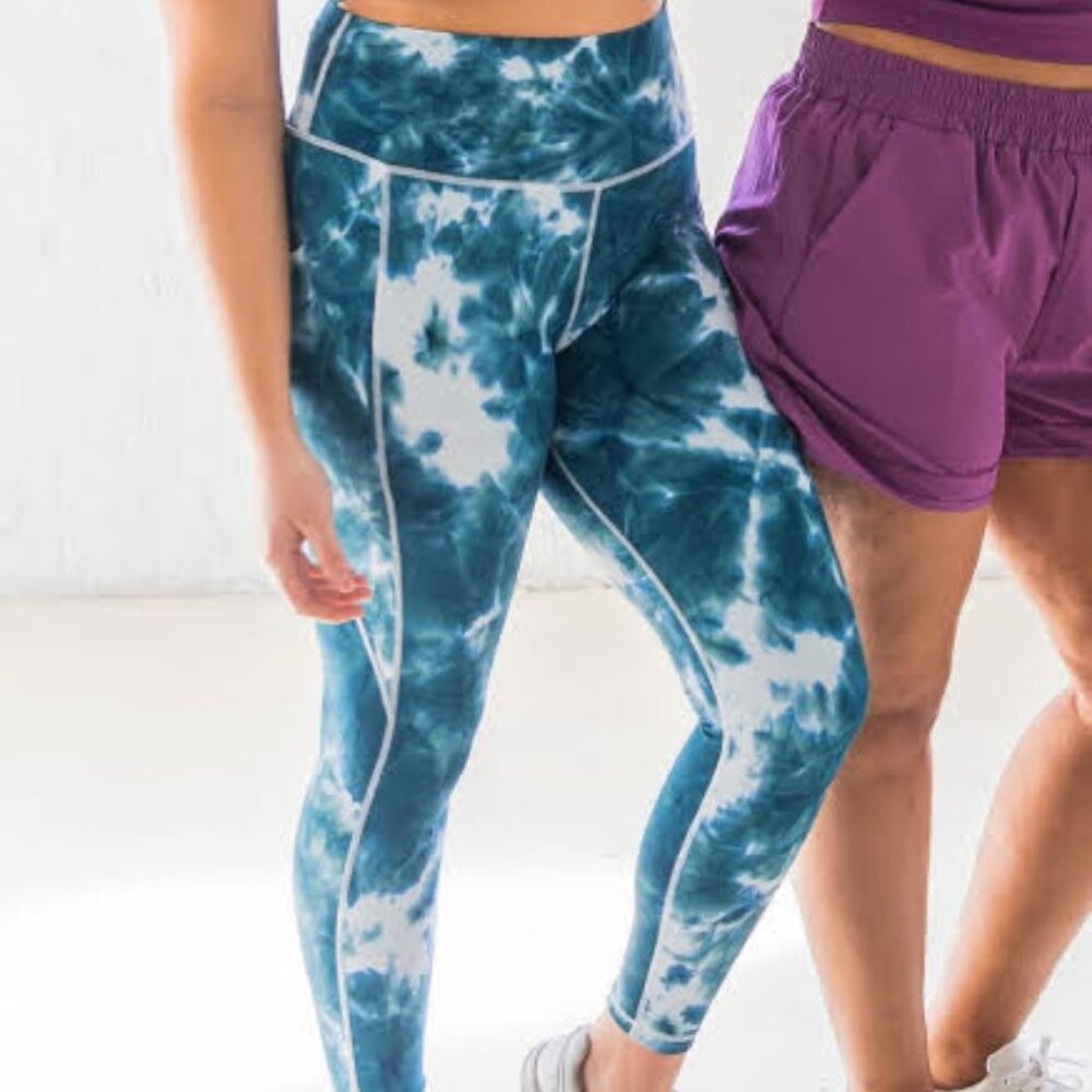 Lux Pace Pants - Pacific Tie Dye | Senita Athletics | Medium
